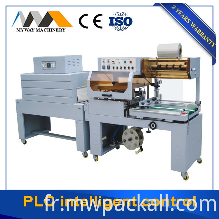 Horizontal wrapping machine with stretch film for packing tubes